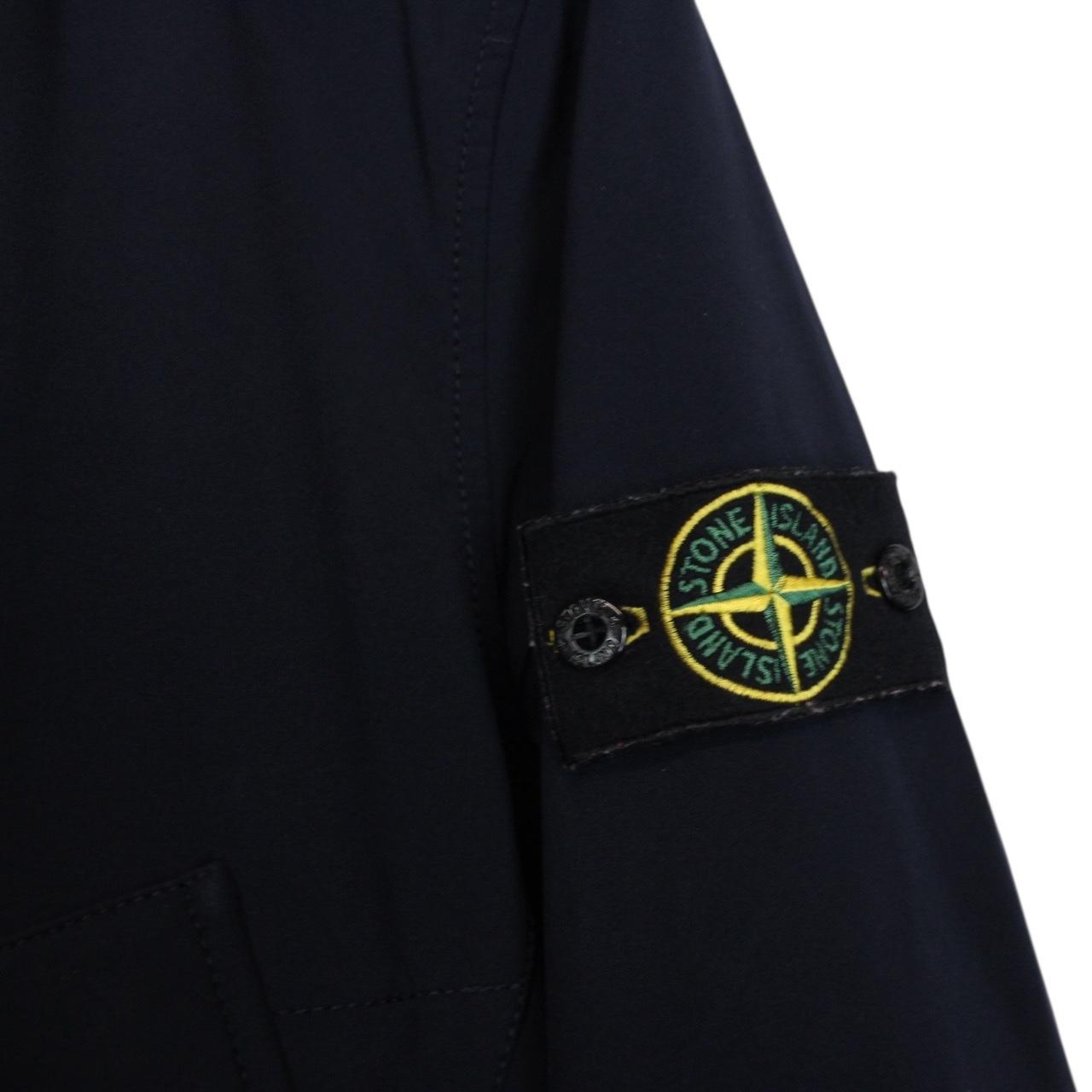 Stone Island AW 2013 Navy Blue Soft Shell-R Full Zip Jacket
