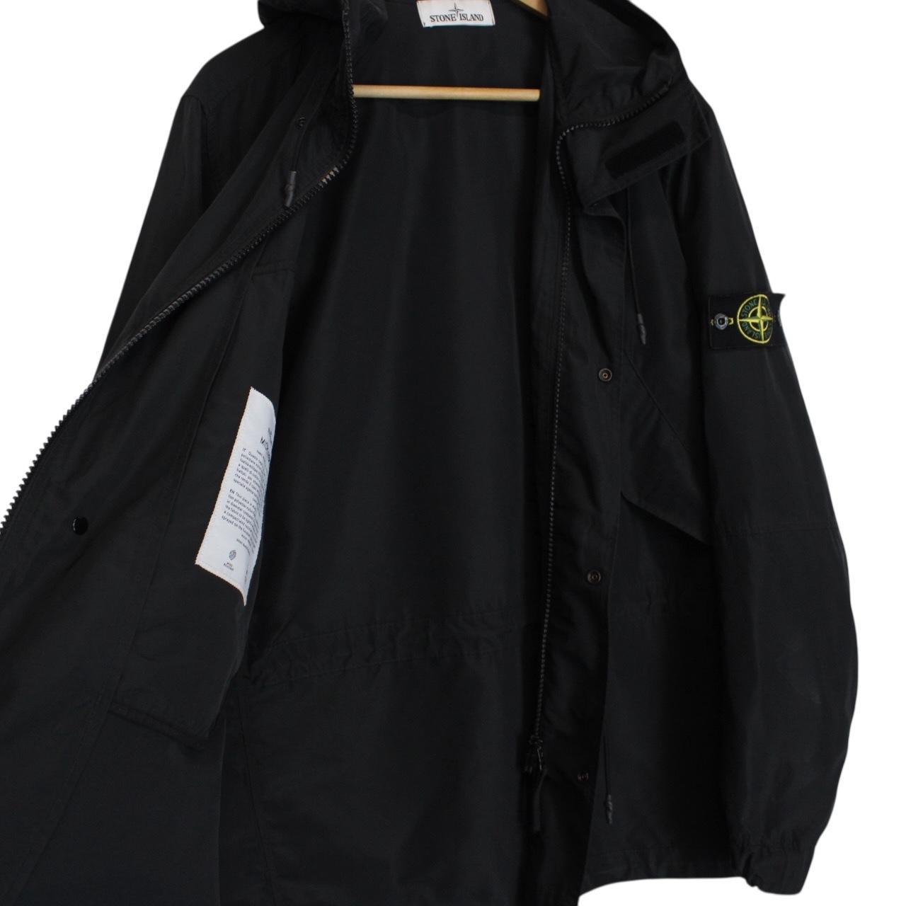 Stone Island SS 2018 Navy Blue Micro Reps Nylon Hooded Jacket