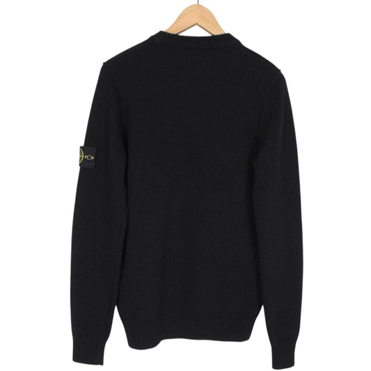 Stone Island AW 2024 Black Wool Knit Jumper