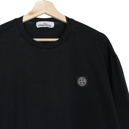 Stone Island AW 2019 Black Long Sleeve Compass T-Shirt
