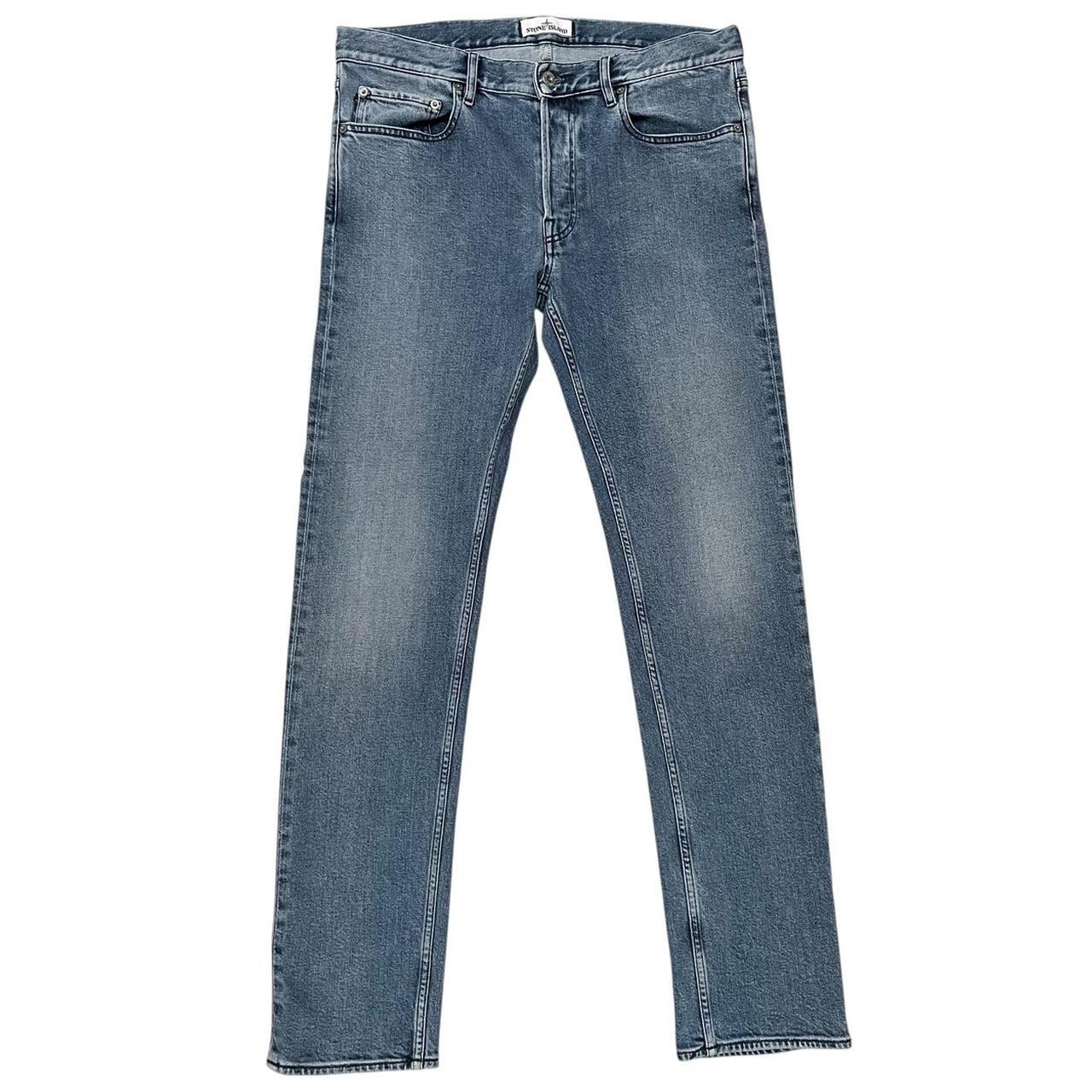 Stone Island Blue Slim Fit Denim Jeans