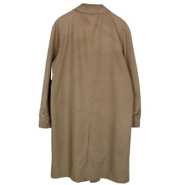 Vintage 90s Burberry Tan Brown Single Breasted Trench Coat