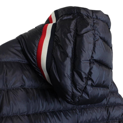 Moncler Giroux Navy Blue Longue Saison Hooded Down Jacket
