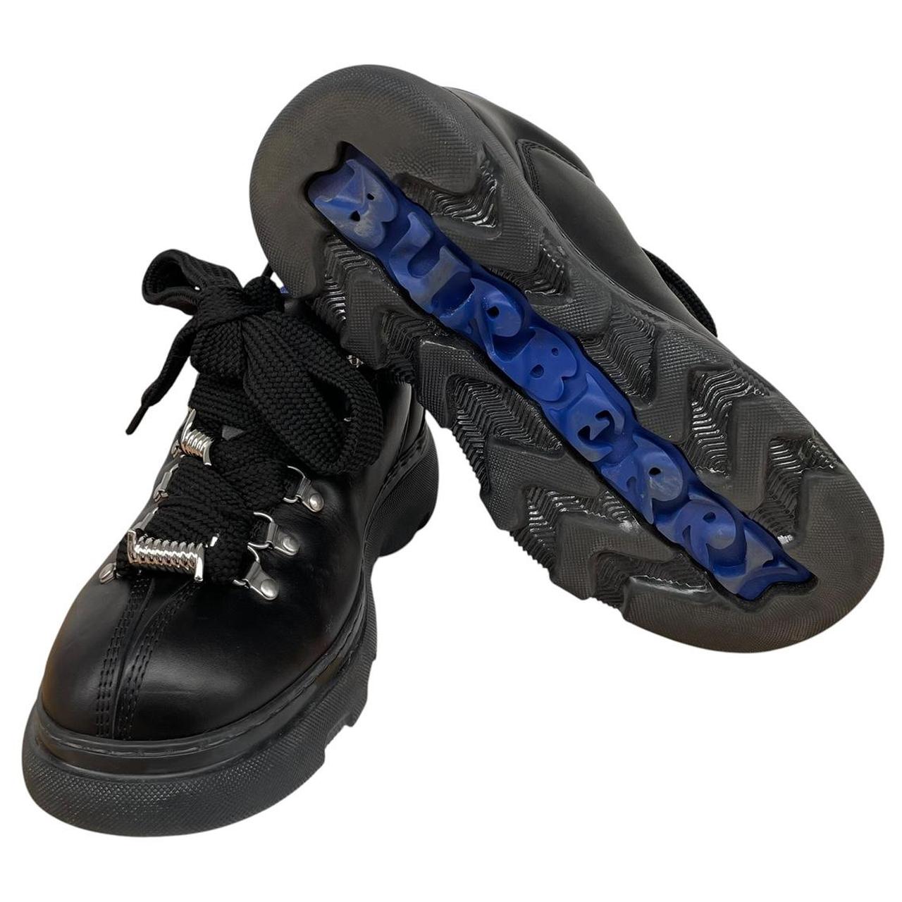 Burberry Black Trek Ankle Leather Boots