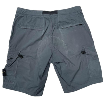 Stone Island SS 2018 Grey Bermuda Cotton Cargo Shorts