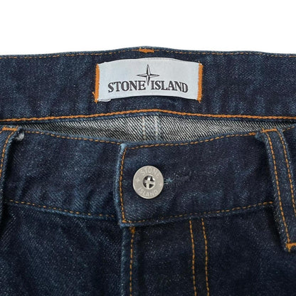 Stone Island AW 2016 Navy Blue Slim Fit Denim Jeans