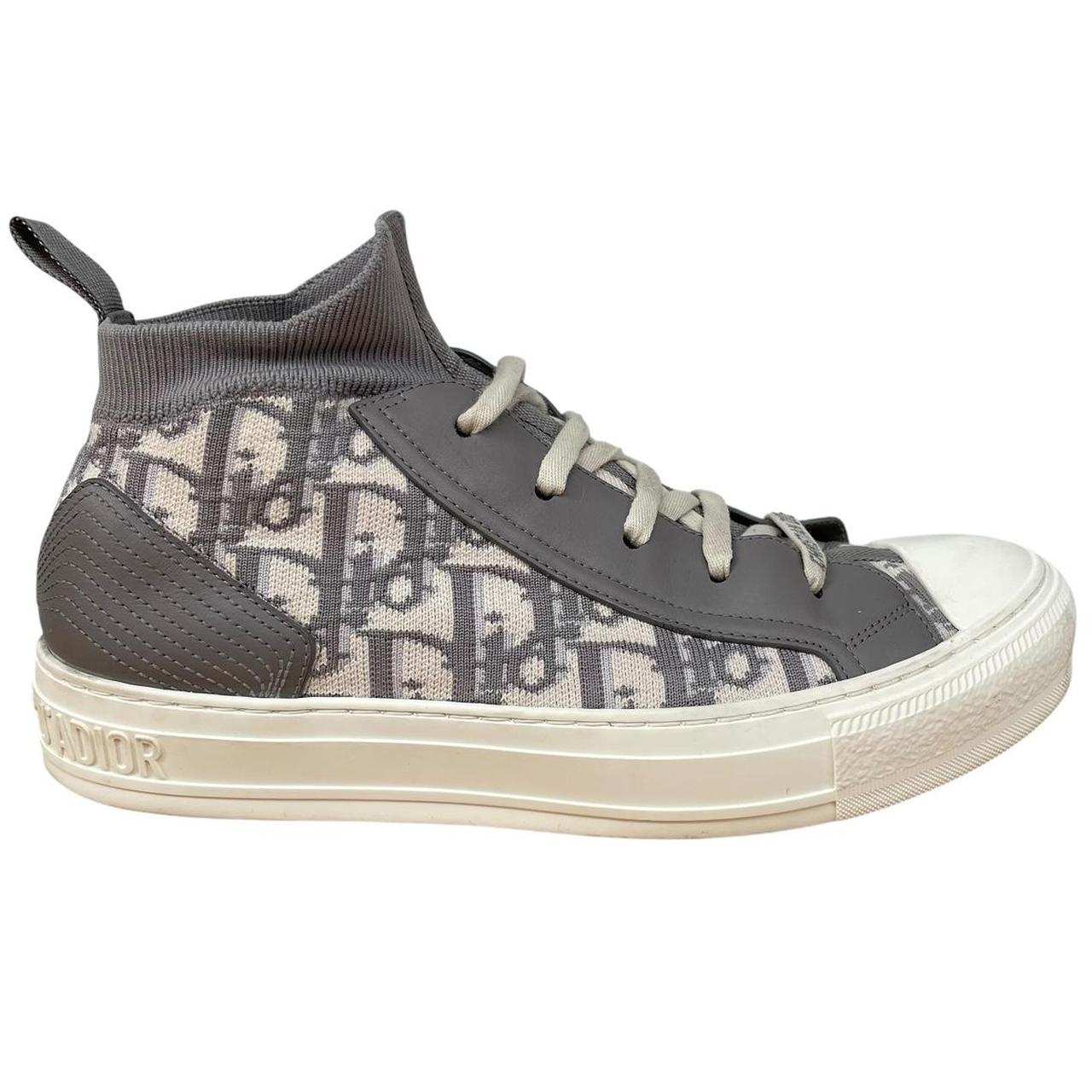 Christian Dior Walk’n’Dior Grey and Cream Oblique Technical Trainers