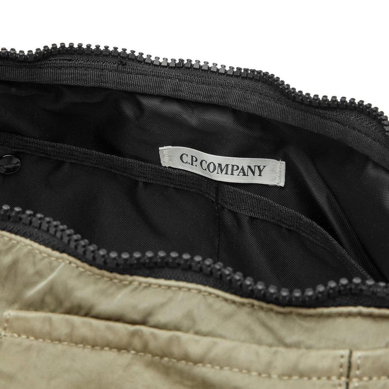 CP Company Sage Green Lens Nylon Utility Pack Crossbody Bag