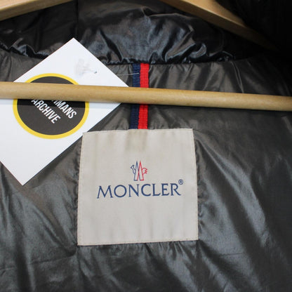 Moncler Maya Black Full Zip Hooded Down Puffer Jacket