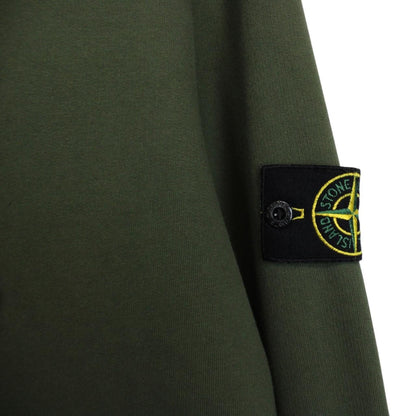 Stone Island AW 2020 Green Cotton Hoodie Jumper