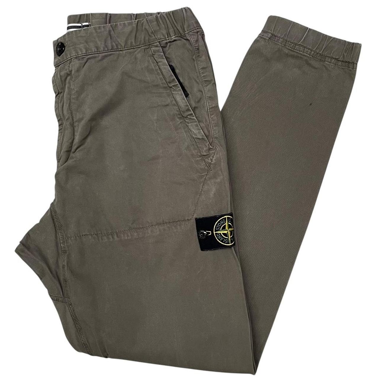Stone Island AW 2018 Khaki Green RE-T Fit Cargo Trousers