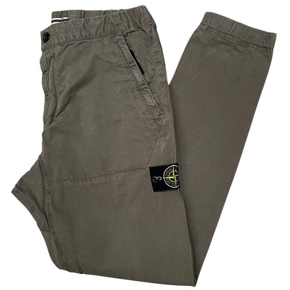 Stone Island AW 2018 Khaki Green RE-T Fit Cargo Trousers