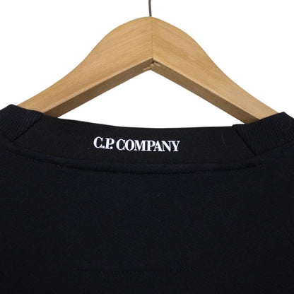 CP Company Navy Blue Goggle Lens Sweatshirt Jumper
