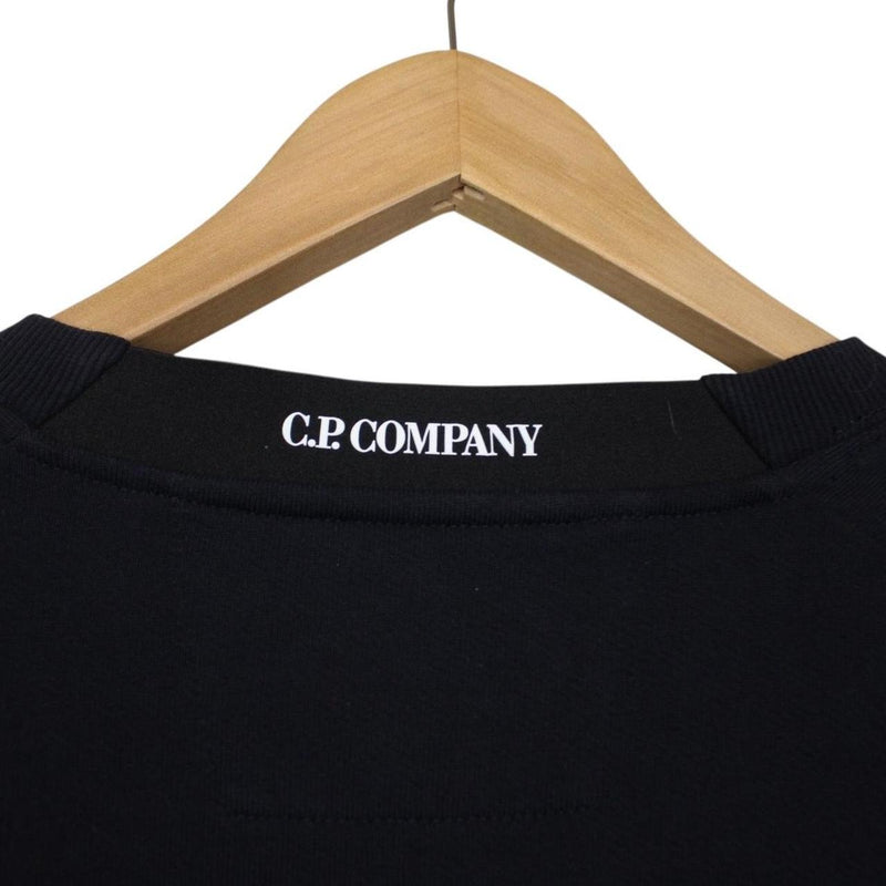 CP Company Navy Blue Goggle Lens Sweatshirt Jumper