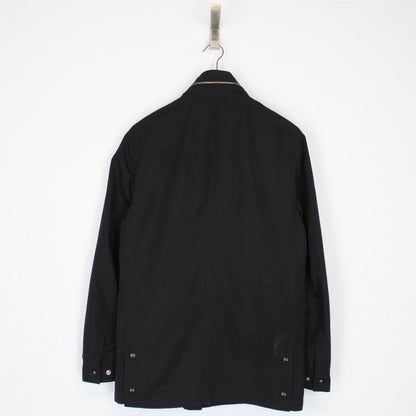 Burberry London Black Full Zip Nova Check Lined Jacket