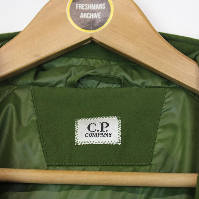 CP Company Green Pro-Tek Full Zip Primaloft Hooded Lens Jacket