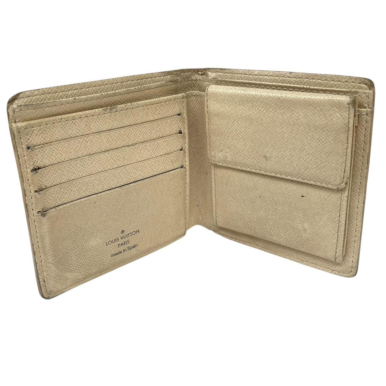 Louis Vuitton Marco Damier Azur Monogram Leather Wallet