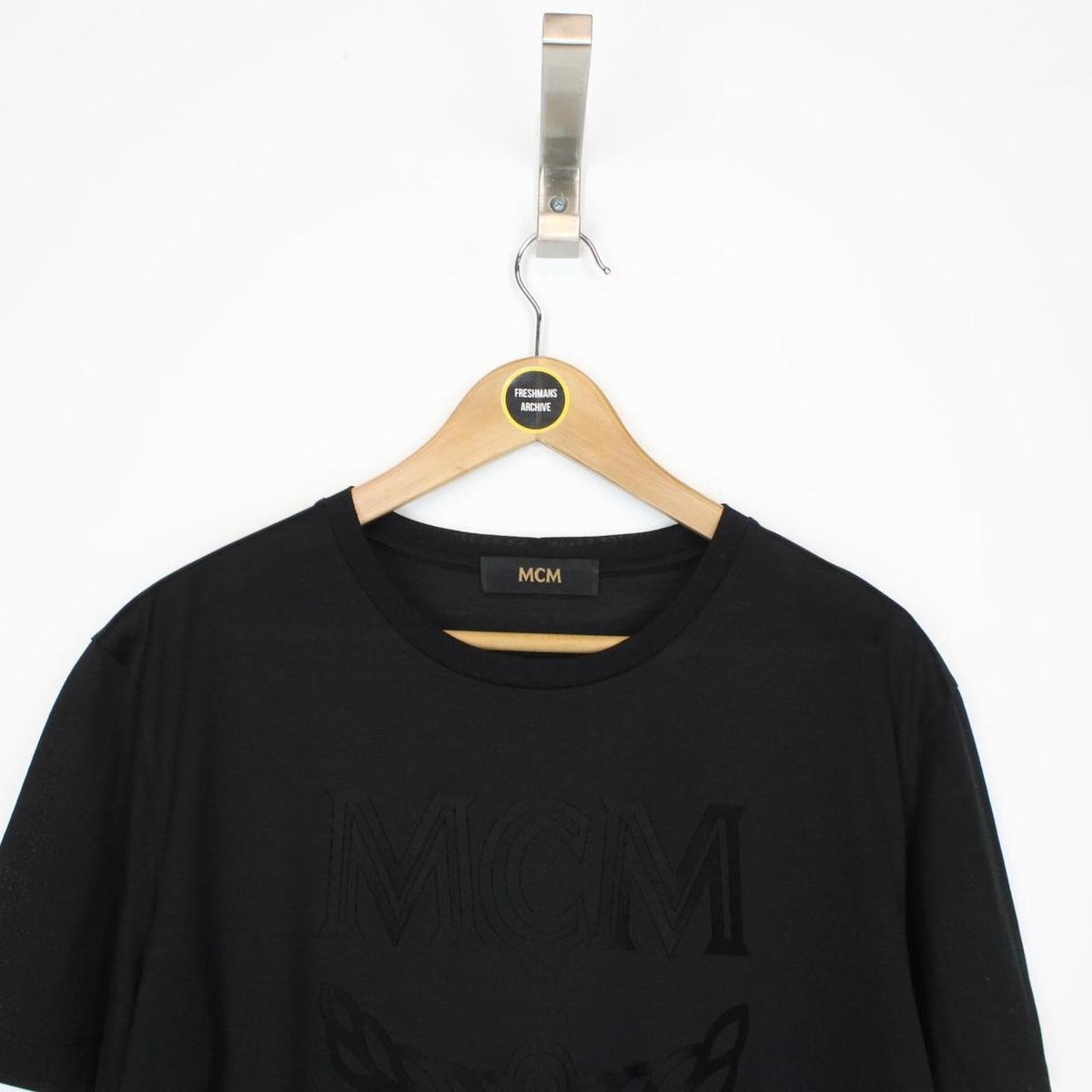MCM Logo Print T-Shirt Large – Freshmans Archive