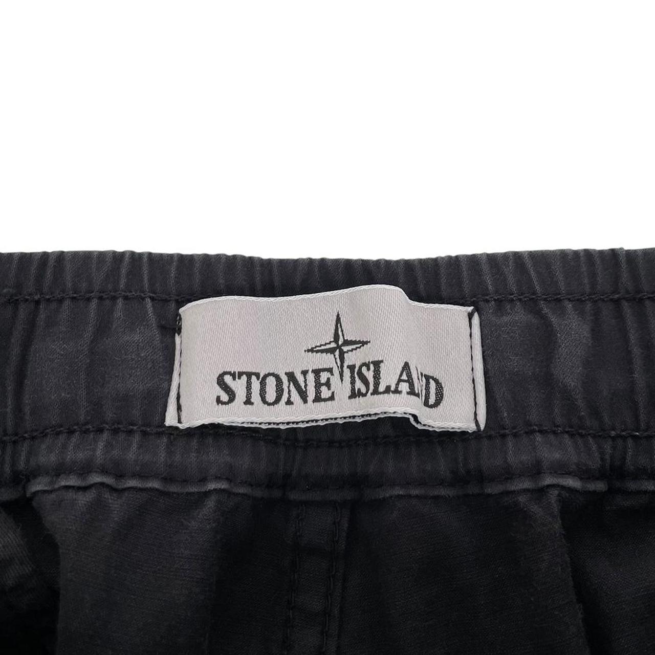 Stone Island AW 2022 Black RE-T Fit Cargo Trousers