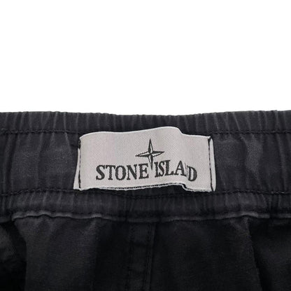 Stone Island AW 2022 Black RE-T Fit Cargo Trousers