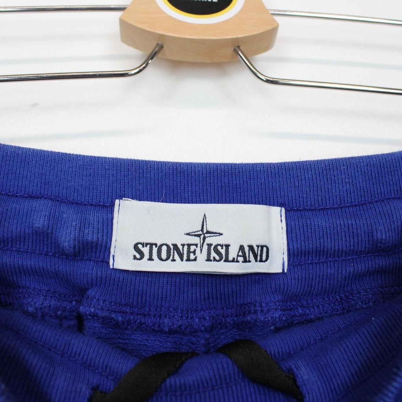 Stone Island SS 2016 Blue Cotton Jogger Shorts