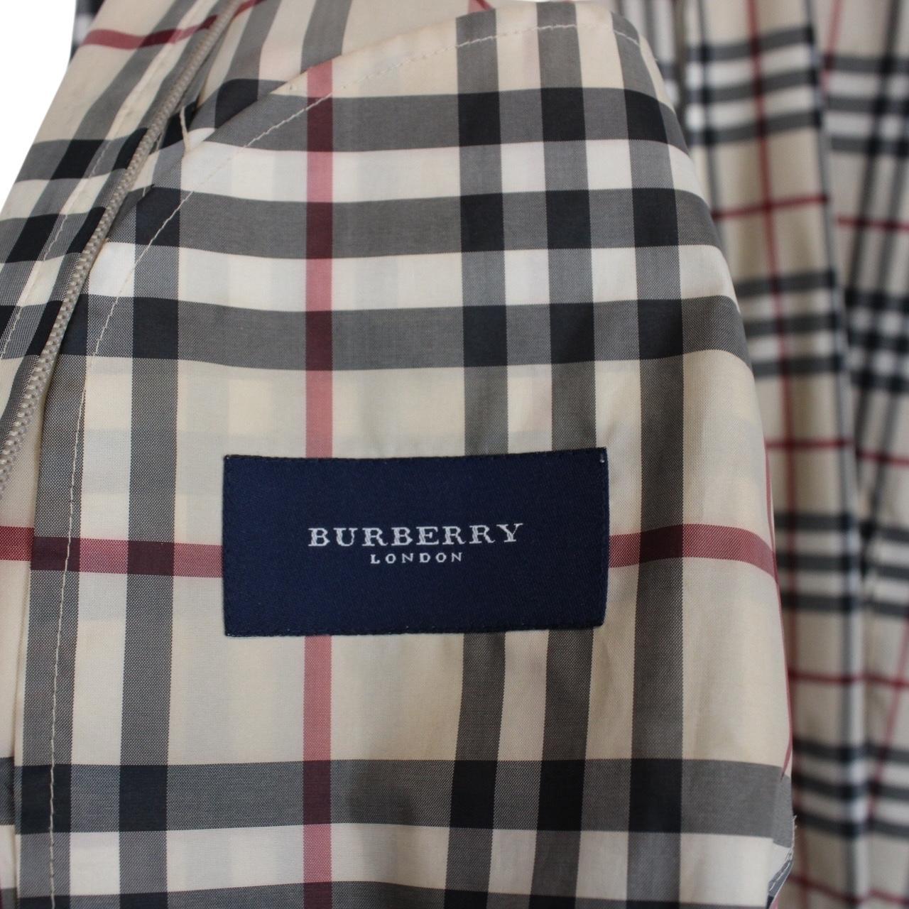 Burberry London Beige Nova Check Full Zip Jacket