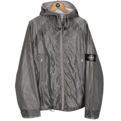 Vintage Stone Island Special Process SS 2007 Grey Mesh Reflective Jacket