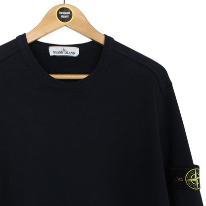 Stone Island AW 2019 Navy Blue Cotton Sweatshirt Jumper