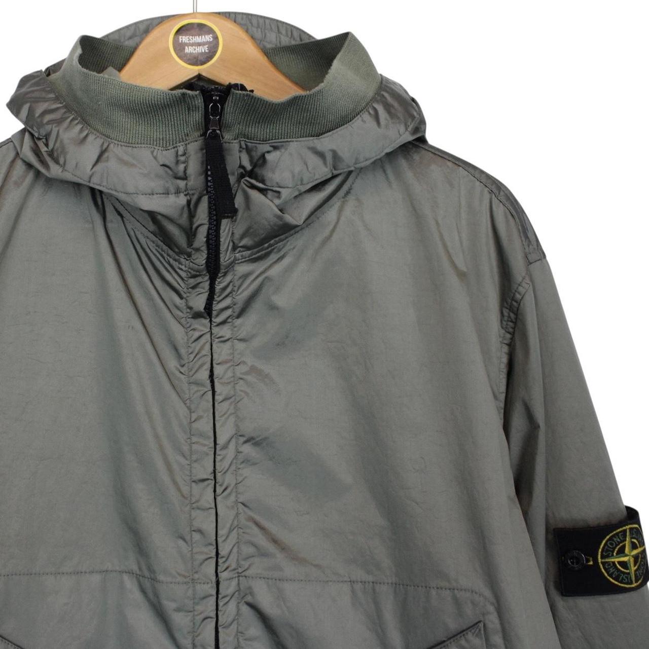 Vintage Stone Island AW 2007 Grey Nylon Metal Hooded Jacket