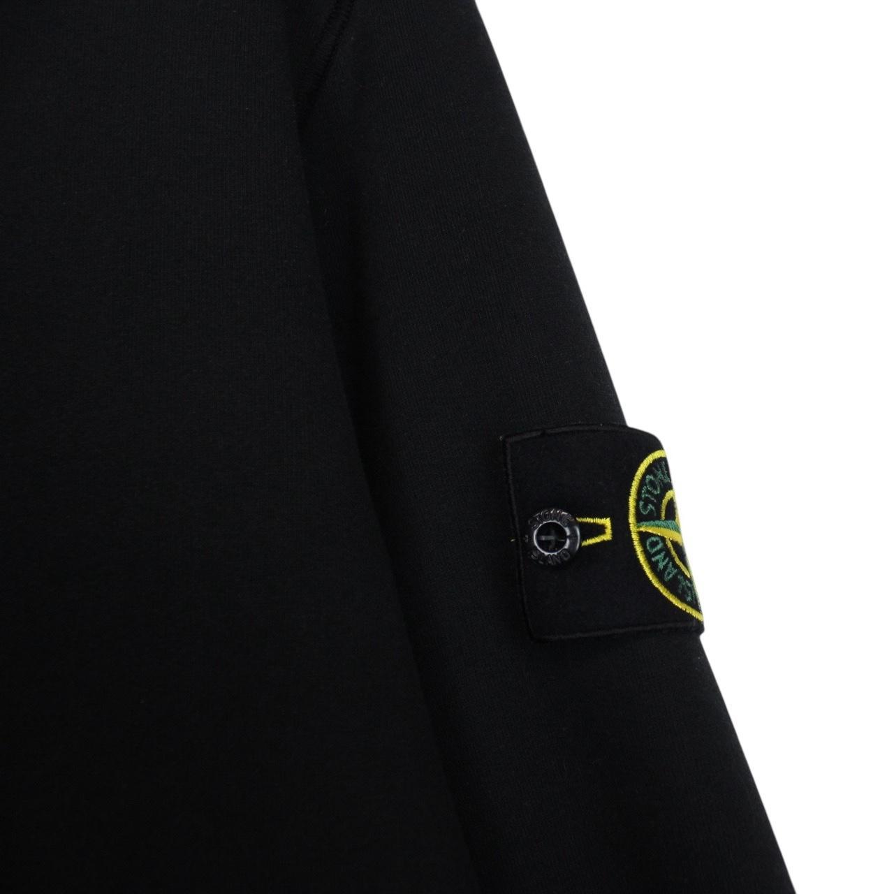 Stone Island AW 2021 Black Cotton Sweatshirt Jumper