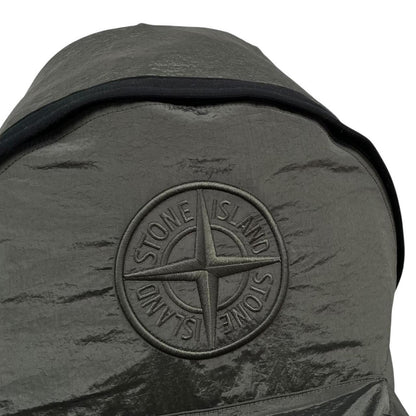 Stone Island Green Nylon Metal Econyl Backpack