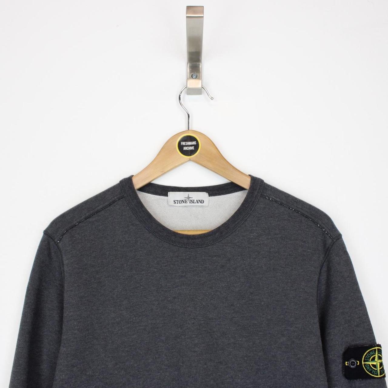 Stone Island SS 2019 Dark Grey Cotton Sweatshirt Jumper