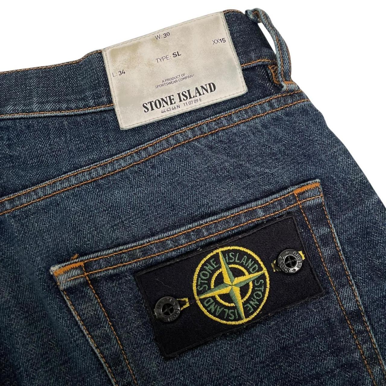Stone Island SS 2016 Navy Blue Slim Fit Denim Jeans