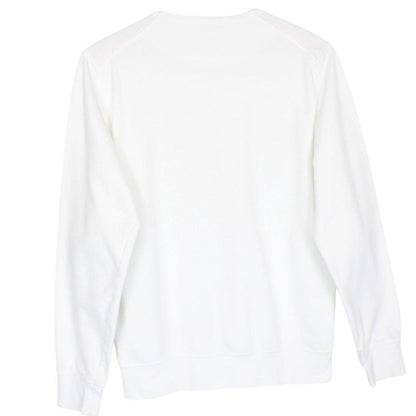 Stone Island Junior SS 2023 White Logo Print Sweatshirt Jumper