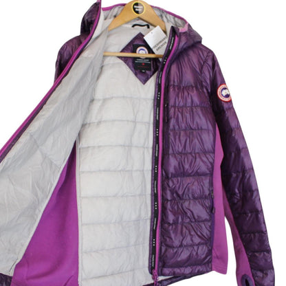 Canada Goose Purple Hybridge Lite Full Zip Hooded Down Jacket