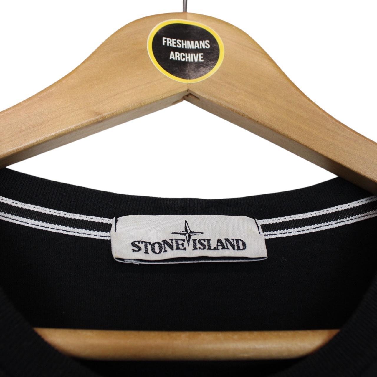 Stone Island Archivio SS 2021 Black Short Sleeve Cotton T-Shirt