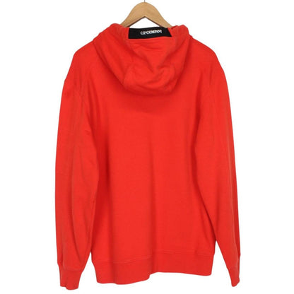 CP Company Red Cotton Lens Hoodie Jumper