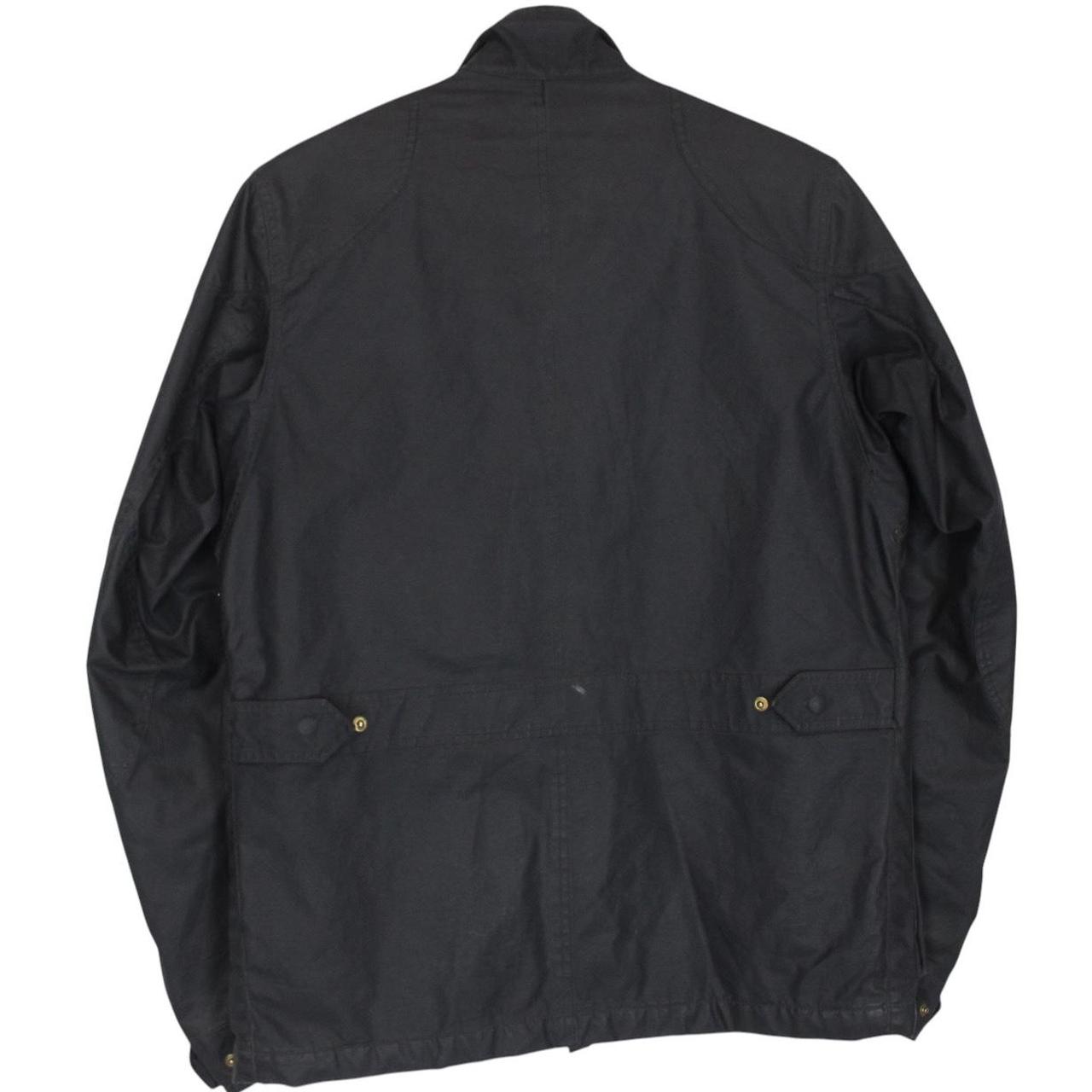 Vintage Thomas Burberry Navy Blue Multi Pocket Cotton Wax Jacket