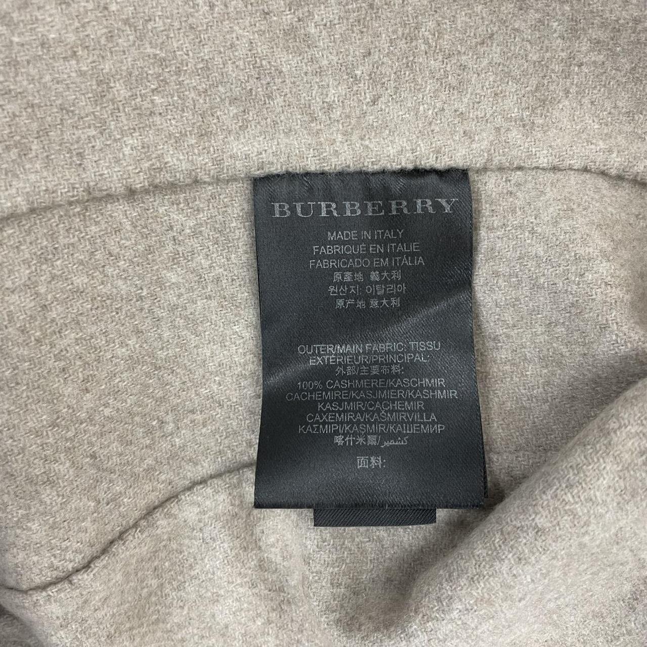 Burberry Prorsum Beige Double Breasted Belted Cashmere Trench Coat