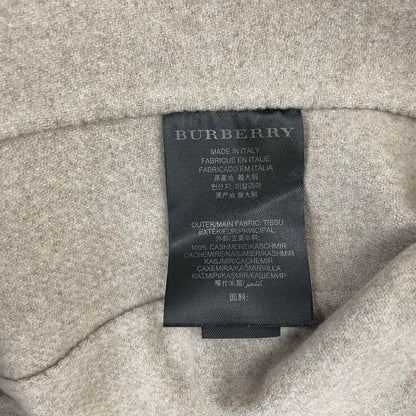 Burberry Prorsum Beige Double Breasted Belted Cashmere Trench Coat