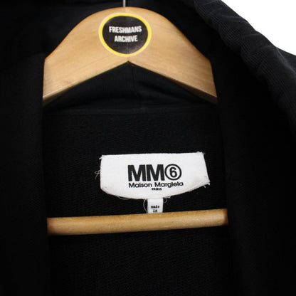Maison Margiela MM6 Black Cotton Patch Hoodie Jumper