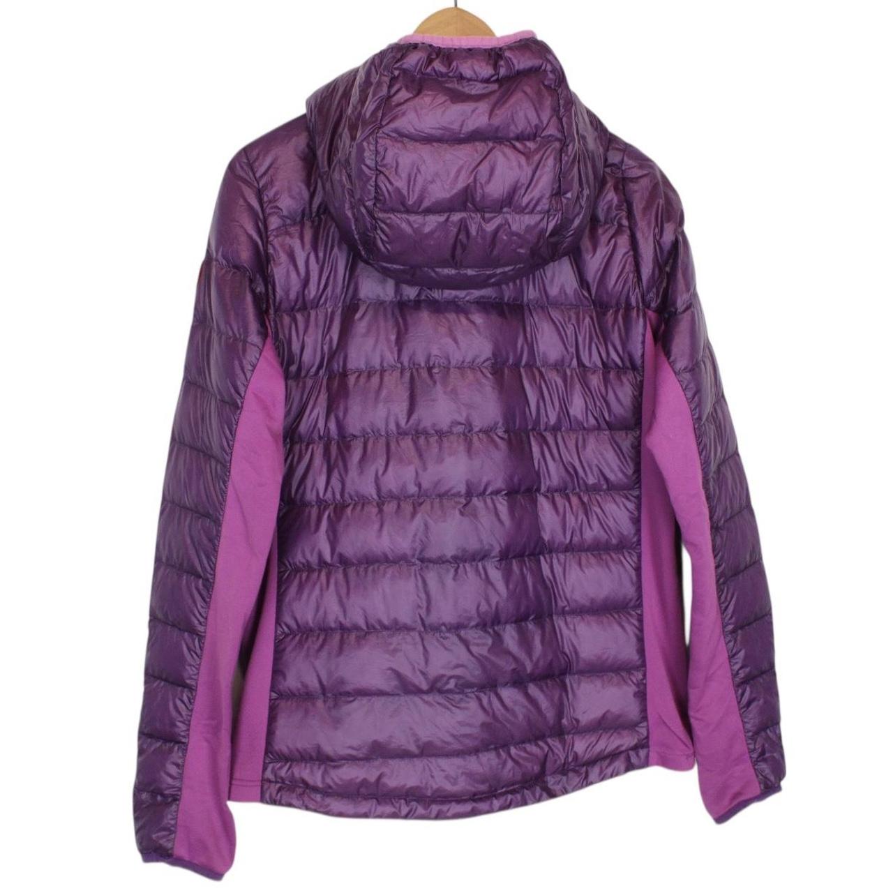 Canada Goose Purple Hybridge Lite Full Zip Hooded Down Jacket