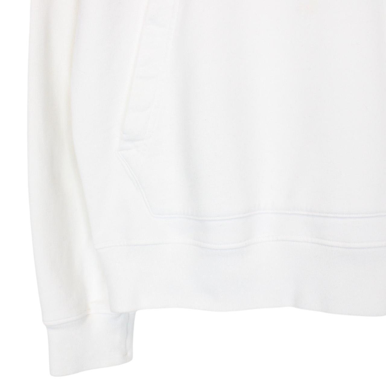 Stone Island AW 2022 White Cotton Hoodie Jumper