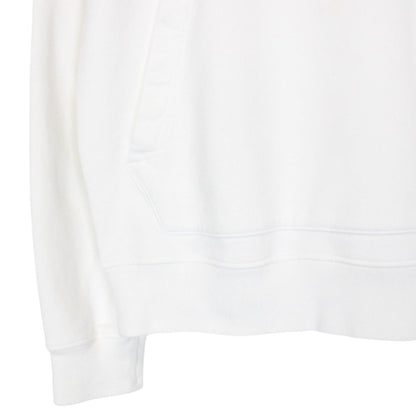 Stone Island AW 2022 White Cotton Hoodie Jumper