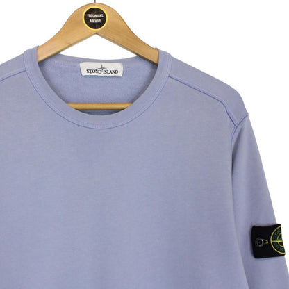 Stone Island SS 2019 Lilac Purple Cotton Sweatshirt Jumper