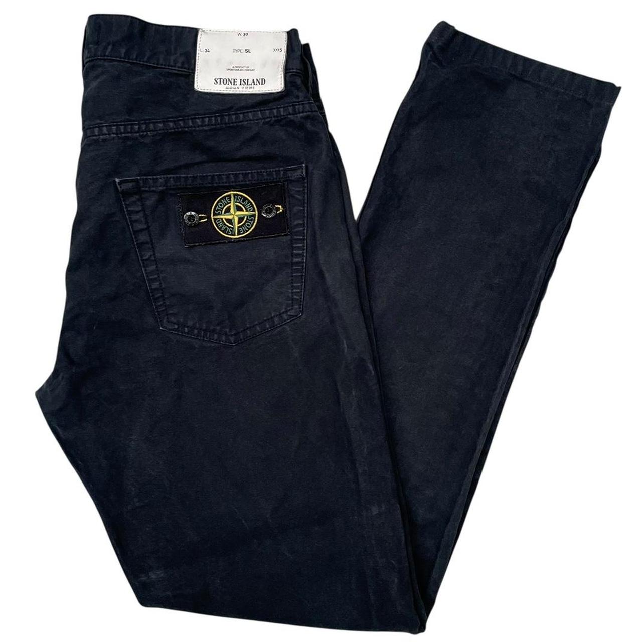 Stone Island AW 2014 Black Slim Fit Trousers