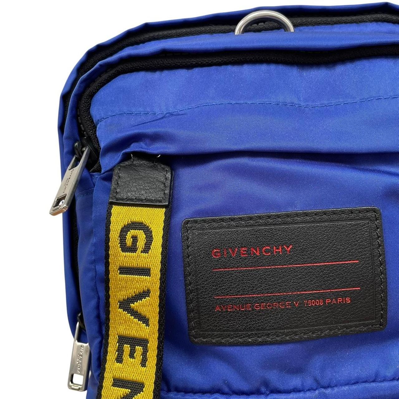 Givenchy UT3 Blue and Black Nylon Sling Bag