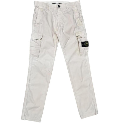 Stone Island SS 2013 Cream Slim Fit Cargo Trousers