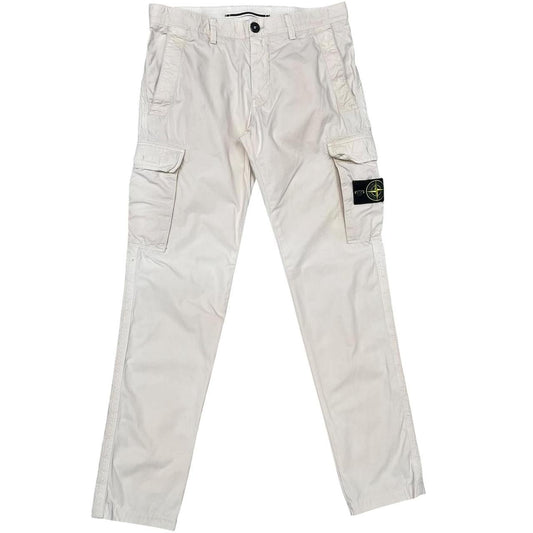 Stone Island SS 2013 Cream Slim Fit Cargo Trousers