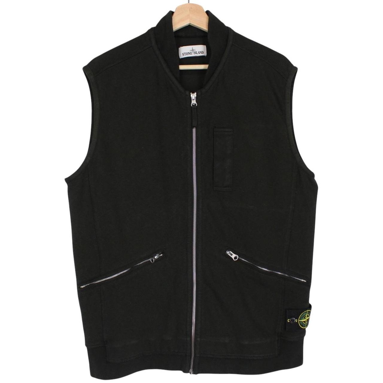 Stone Island AW 2017 Black Cotton Vest Jacket